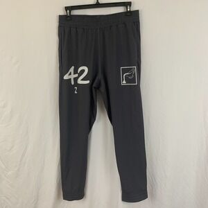 Zone Sporting Goods Athletic Jogger Pants Gray Gym Training Drawstring Size S
